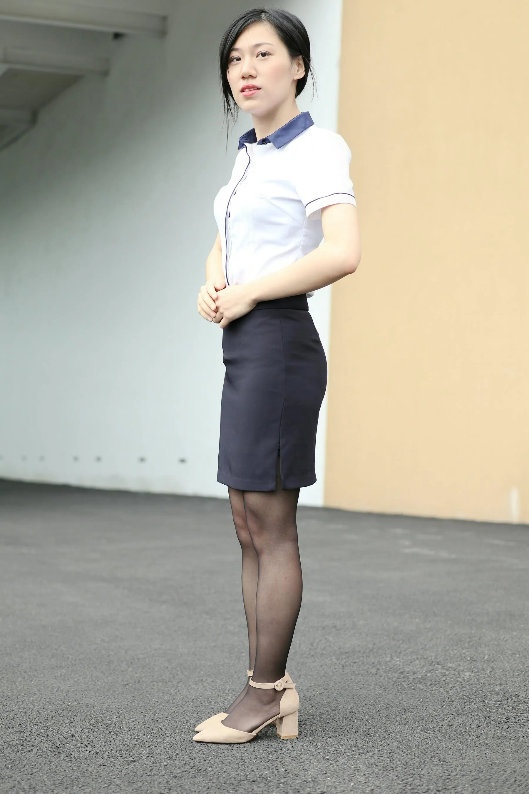 魔镜街拍 NO.165 OL制服黑丝 [140P]插图8